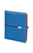 Lacivert organizer ajanda metal tokalı termo deri 18x23 cm logo baskılı kurumsal ajanda